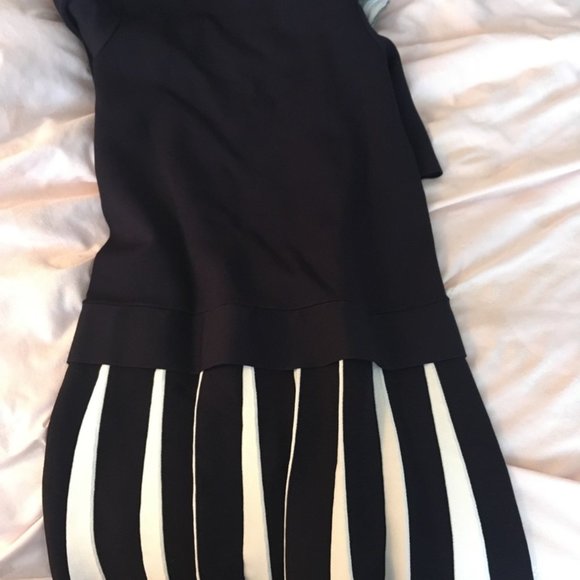 Ted Baker Hethia Pleat Knit Dress navy white size 1 *PLEASE READ* - Picture 16 of 16